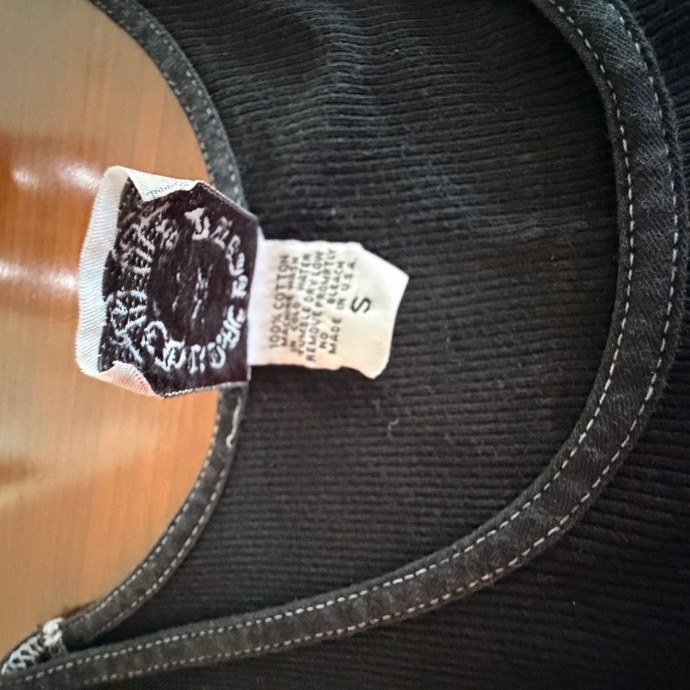 Chrome Hearts Black Ribbed Tank - Picture 6 of 8